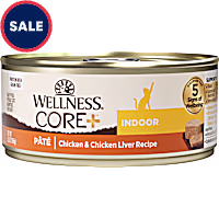 Wellness CORE Natural Grain Free Wet Chicken & Chicken Liver Pate Indoor Food