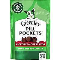 Greenies Pill Pockets Hickory Smoke Flavor Small Size Soft Dog Treats