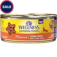 Wellness Complete Health Natural Grain Free Minced Chicken Dinner Wet Cat Food