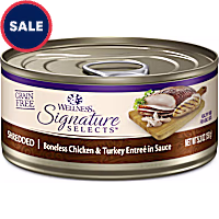 Wellness CORE Signature Selects Natural Grain Free Shredded Chicken & Turkey Wet Cat Food