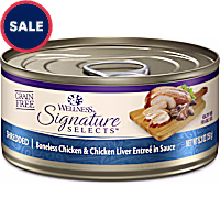 Wellness CORE Signature Selects Natural Grain Free Shredded Chicken & Chicken Liver Wet Cat Food