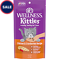 Wellness Kittles Crunchy Natural Grain-Free Chicken & Cranberry Cat Treats