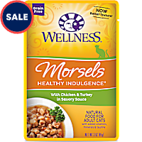 Wellness Complete Health Healthy Indulgence Grain Free Morsels Wet Cat Food, Chicken & Turkey Recipe
