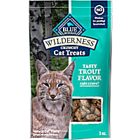 Blue Buffalo Wilderness Made with Natural Ingredients, Tasty Trout High Protein Crunchy Cat Treats