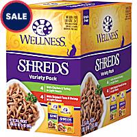 Wellness Complete Health Healthy Indulgence Grain Free Shreds Variety Pack Wet Cat Food