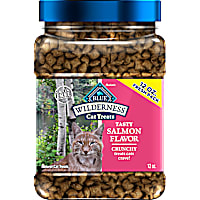 Blue Buffalo Wilderness Crunchy, Made with Natural Ingredients, Tasty Salmon Flavor Cat Treats