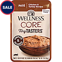 Wellness CORE Grain Free Tiny Tasters Chicken & Turkey Pate Wet Cat Food
