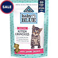 Blue Buffalo Baby BLUE Crunchies, Savory Salmon, Natural Kitten Treats