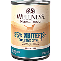 Wellness 95% Whitefish Natural Grain Free Wet Canned Dog Food