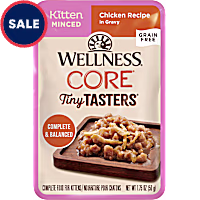 Wellness CORE Minced Chicken in Gravy Tiny Tasters Wet Kitten Food