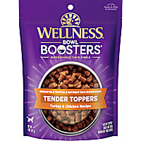 Wellness Bowl Boosters Tender Toppers Turkey & Chicken Recipe Wet Dog Food