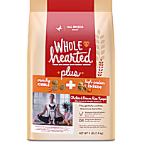WholeHearted Plus Chicken & Brown Rice Recipe with Whole Grains Dry Dog Food