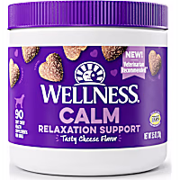 Wellness Tasty Cheese Flavored Soft Chews Calming Supplements for Dogs