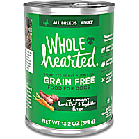 WholeHearted Lamb, Beef & Vegetables Recipe Cuts in Gravy Dog Food
