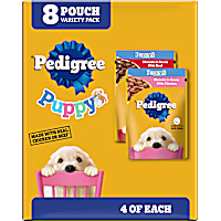 Pedigree Puppy Soft Wet Dog Food Variety Pack