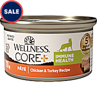 Wellness CORE+ Immune Health Natural Grain Free Chicken & Turkey Pate Canned Wet Cat Food