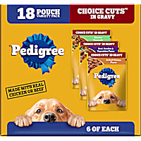 Pedigree Choice Cuts in Gravy Chicken Casserole Wet Dog Food Variety Pack