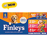 Finley's Beef, Chicken & Salmon Variety Pack Wet Dog Food