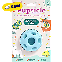 Woof Buddy Blue Party Pupsicle Treat Dispensing Dog Toy