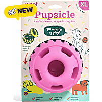 Woof Pink Party Pupsicle Treat Dispensing Dog Toy