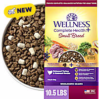 Wellness Complete Health+ Small Breed Deboned Turkey & Oatmeal Recipe with Freeze-Dried Wellbites Adult Dry Dog Food