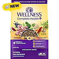 Wellness Complete Health+ Adult Chicken & Oatmeal Recipe with Freeze-Dried Wellbites Dry Dog Food