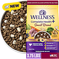 Wellness Complete Health+ Small Breed Turkey & Oatmeal Recipe with Freeze-Dried Wellbites Adult Dry Dog Food