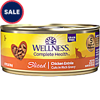 Wellness Complete Health Natural Grain Free Sliced Chicken Entree Wet Cat Food