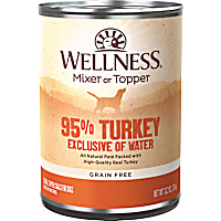 Wellness 95% Turkey Natural Grain Free Recipe Wet Dog Food