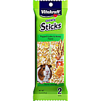 Vitakraft Popped Grains and Honey Flavor, Crunch Sticks Guinea Pig Treats