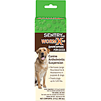 Sentry WormX Double Strength Liquid Wormer for Dogs and Puppies
