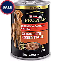 Purina Pro Plan Grain Free Complete Essentials Chicken and Carrots Entree Classic Dog Food Pate