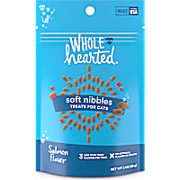 WholeHearted Savory & Tasty Soft Cat Treats - Salmon Recipe