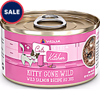 Cats in the Kitchen Originals Kitty Gone Wild Wild Salmon Recipe Au Jus Wet Cat Food