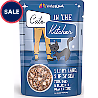Cats in the Kitchen Originals 1 If By Land, 2 If By Sea Tuna, Beef & Salmon in Gravy Recipe Wet Cat Food