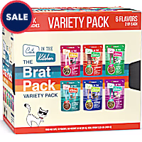Cats in the Kitchen Slide 'n Serve Pate The Brat Pack Variety Pack Wet Cat Food
