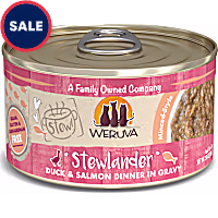 Weruva Stew! Stewlander Duck & Salmon Dinner in Gravy Wet Cat Food