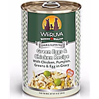 Weruva Classics Green Eggs & Chicken with Chicken, Pumpkin, Greens & Egg in Gravy Wet Dog Food