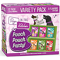Dogs in the Kitchen Pooch Pouch Party! Variety Pack Wet Dog Food