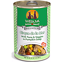 Weruva Classics Cirque de la Mer with Tuna & Veggies in Pumpkin Soup Wet Dog Food
