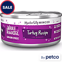 WholeHearted All Life Stages Grain-Free Turkey Recipe Minced in Gravy Wet Cat Food
