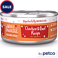 WholeHearted All Life Stages Grain-Free Chicken & Beef Recipe Minced in Gravy Wet Cat Food