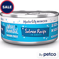 WholeHearted All Life Stages Grain-Free Salmon Recipe Minced in Gravy Wet Cat Food