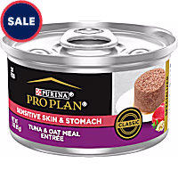 Purina Pro Plan SPECIALIZED Sensitive Skin & Stomach Tuna & Oat Meal Entree Wet Cat Food