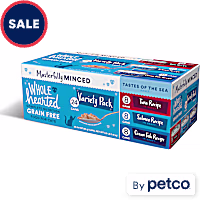 WholeHearted Grain-Free Tastes of the Sea Minced in Gravy Wet Cat Food Variety Pack