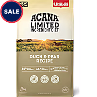 ACANA Duck & Pear Recipe Singles Limited Ingredient Grain Free High Protein Dry Dog Food