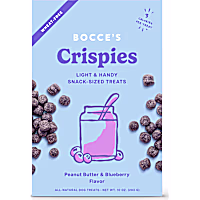 Bocce's Bakery Peanut Butter + Blueberry Crispies Dog Treats