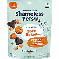 Shameless Pet Treats Pumpkin and Peanut Butter Soft-Baked Biscuit Dog Treats