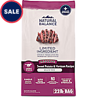 Natural Balance Limited Ingredient Adult Grain-Free Dry Dog Food Reserve Sweet Potato & Venison Recipe