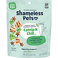 Shameless Pet Treats Catnip N Chill Crunchy Cat Treats
